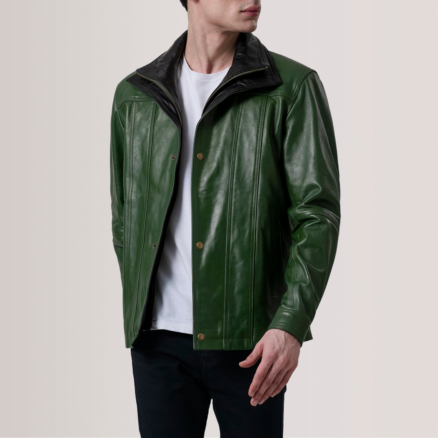 Klen Green Classic Jacket For Men -The Jacket Maker Greece